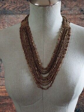 Multi-Strand Beaded Necklace